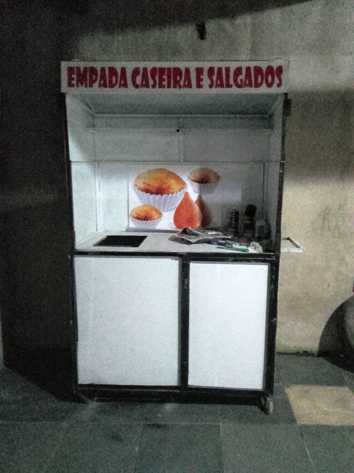 A carrocinha original da Empada da Casa, onde tudo começou